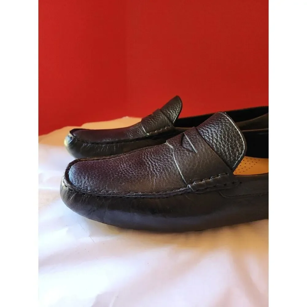 Cole Haan Howland Men's Size 10.5 M Black Leather Slip On Loafer Shoes C04535